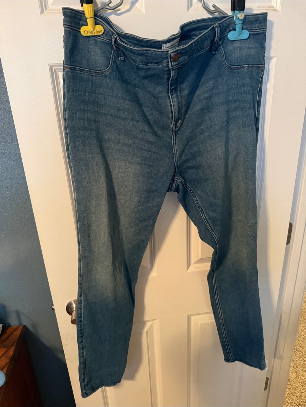 Abercrombie & Fitch Blue Stretch Jeggings